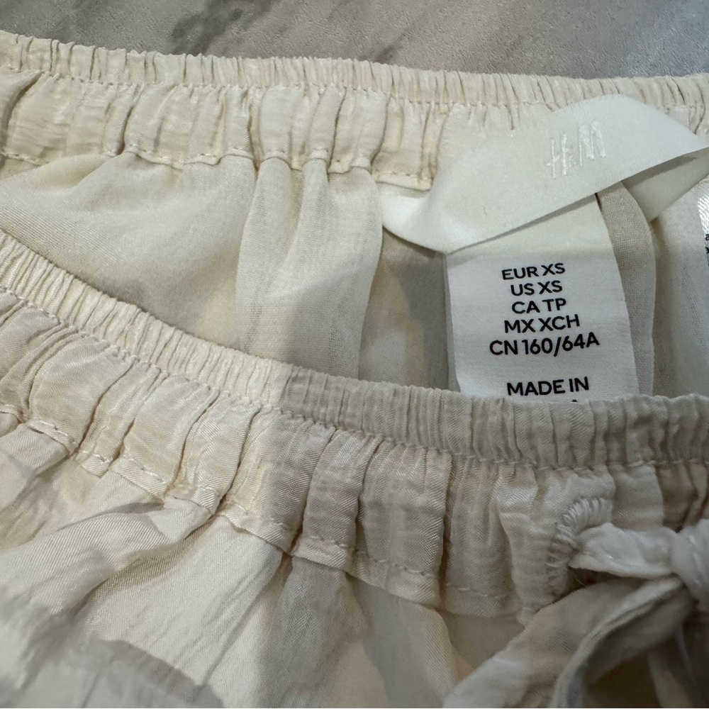 H&M Cream Maxi A-Line Skirt with Pleats - Picture 5 of 5
